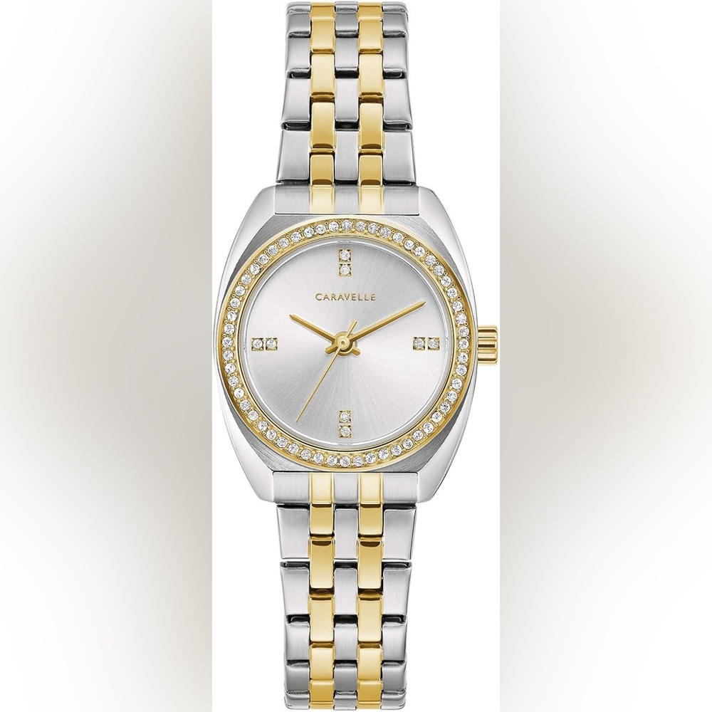 NWOT Caravelle by Bulova Women's Stainless Steel.